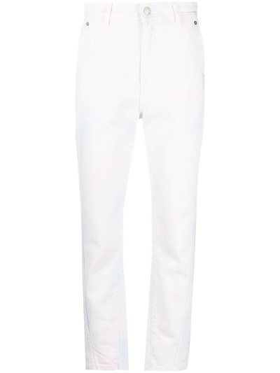 Iro Slim-cut Tie-dye Trousers In White
