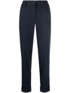 P.A.R.O.S.H CROPPED STRAIGHT-LEG TROUSERS