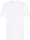 Prada Lace-up Back Jersey T-shirt In Multi-colored