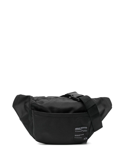 Armani Exchange Belt Bag Black Polyester