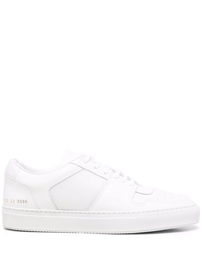 Common Projects Bball Leather Sneakers In White
