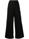 JOSHUA SANDERS ELASTICATED STRAIGHT TROUSERS