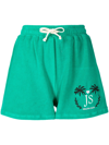 JOSHUA SANDERS DRAWSTRING TERRY-CLOTH SHORTS