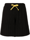 JOSHUA SANDERS CABLE-KNIT DRAWSTRING SHORTS