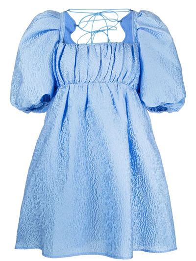 blue rachel gilbert dress Dion Dress Blue