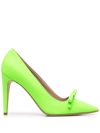 Redv Bow-embellished Pumps In Green