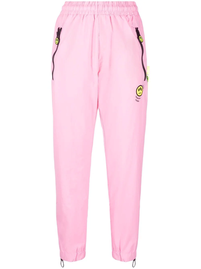 Barrow Logo-print Track Pants In Pink