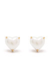 Kate Spade My Love Heart Earrings In Gold