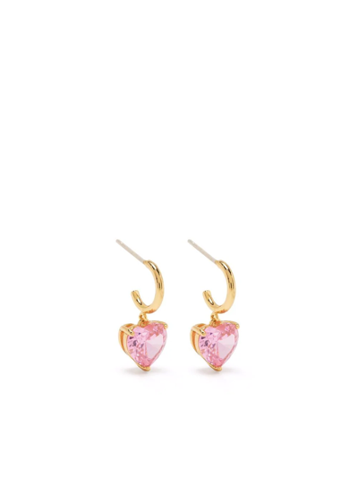 Kate Spade My Love Crystal-embellished Earrings In Gold