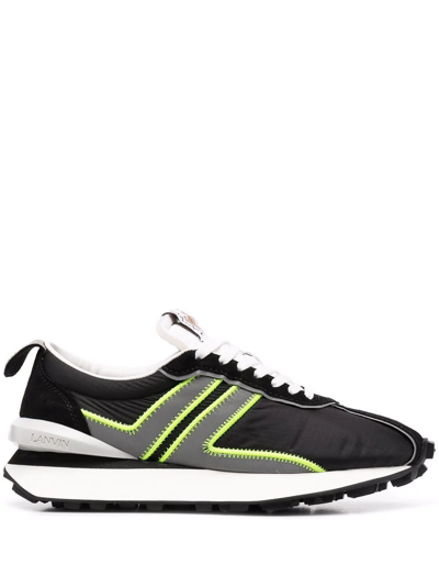 Lanvin Bumbr Low-top Sneakers In Black