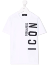 DSQUARED2 LOGO-PRINT COTTON T-SHIRT