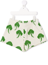 Mini Rodini Elephant-print Track Shorts In White