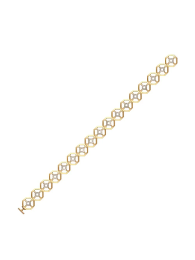 Pragnell 18kt Yellow Gold Revival Diamond Bracelet