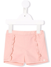 TARTINE ET CHOCOLAT RUFFLE-DETAILED SHORTS