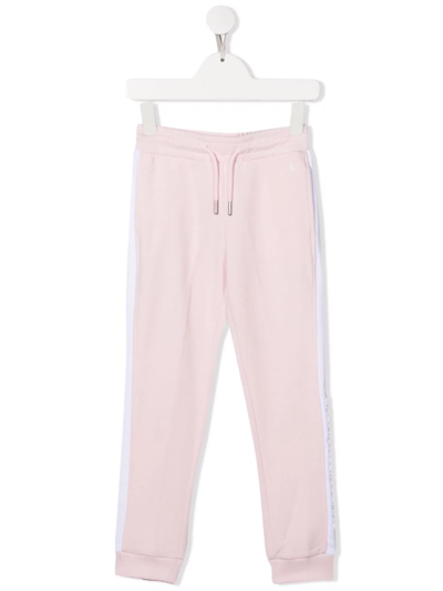 Calvin Klein Kids' Logo-print Track Pants In Pink