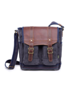 TSD BRAND TURTLE RIDGE 4-POCKET CANVAS CROSSBODY BAG