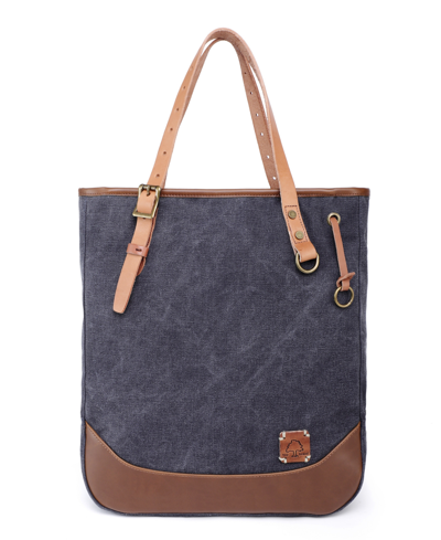 Tsd Brand Redwood Canvas Tote In Navy