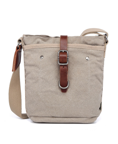 Tsd Brand Forest Canvas Crossbody Bag In Ivory