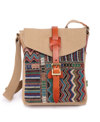 TSD BRAND FOUR SEASON CANVAS CROSSBODY BAG