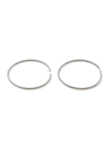 JOHN HARDY ‘CLASSIC CHAIN' STERLING SILVER EXTRA LARGE HOOP EARRINGS