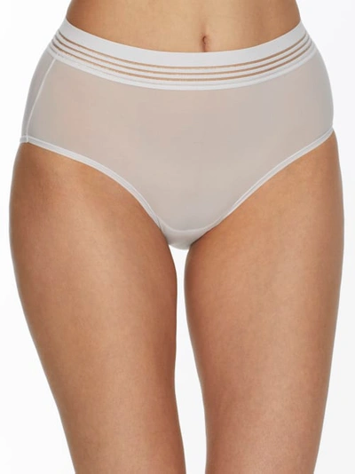 Le Mystere Second Skin Brief In Silver Drop