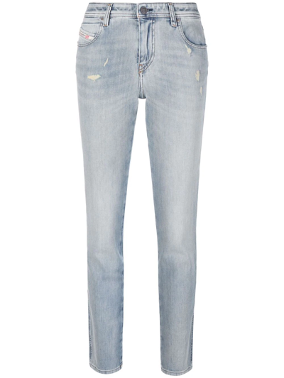 Diesel 2015 Babhila 09b68 Skinny Jeans In Blue