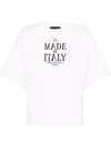 DOLCE & GABBANA MADE IN ITALY COTTON T-SHIRT