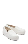 Toms Women's Classic Alpargata Glimmer Canvas Flats In White
