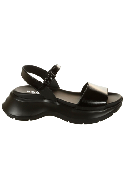 Hogan Women's  Black Other Materials Sandals