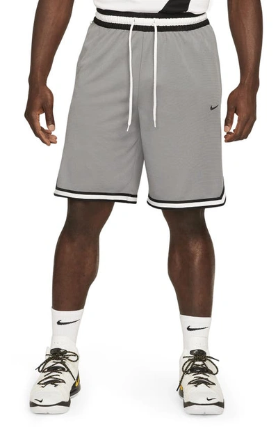 Nike Men's Dri-fit Dna 10" Basketball Shorts In Cool Grey/ Black