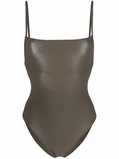 Lido Tre Olive Swimsuit In Green