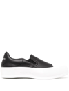 ALEXANDER MCQUEEN DECK SLIP-ON SNEAKERS