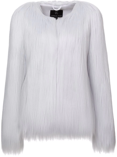 Unreal Fur Unreal Dream Faux Fur Jacket In White