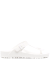 Birkenstock Gizeh Eva White Toe Post Sandals In Weiss
