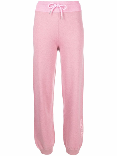 Kenzo Logo-print Track Pants In Pink