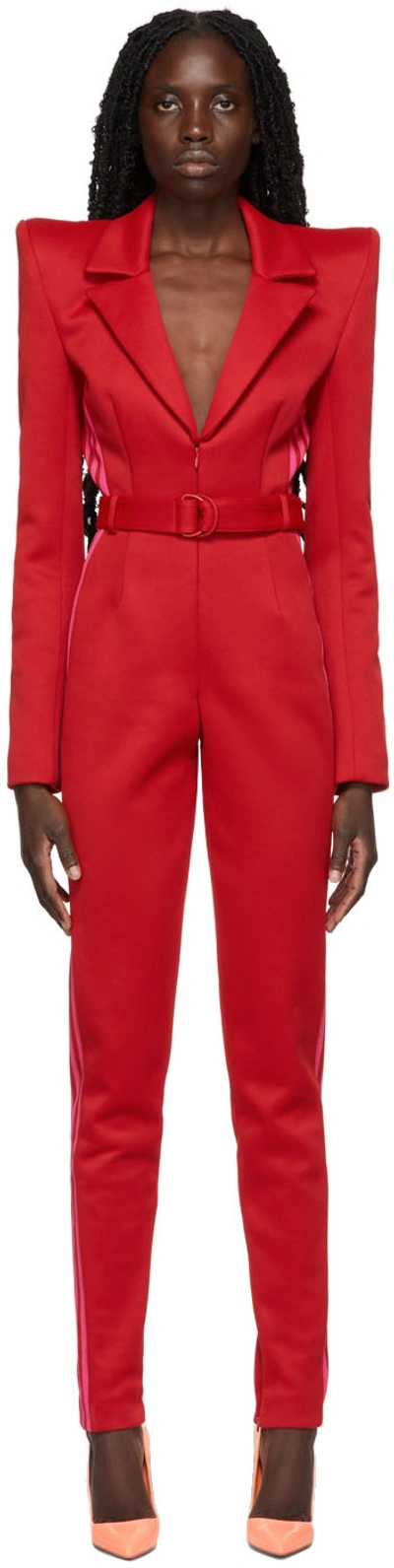 Adidas X Ivy Park Red Jumpsuit In Power Red ModeSens