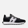 Hogan Low-top Sneakers H601 Suede In Black