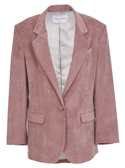 Hebe Studio Pink Cordury Jacket