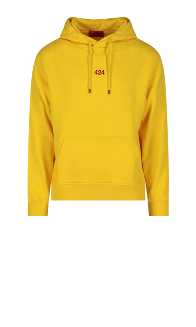 Fourtwofour On Fairfax Jumper In Yellow
