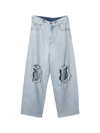 Mm6 Maison Margiela Ripped Straight-leg Jeans