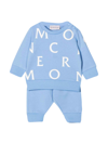 MONCLER SPORTY MONCLER ENFANT BABY BLUE TRACKSUIT SET