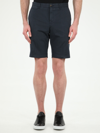 PT01 BLUE COTTON BERMUDA SHORTS