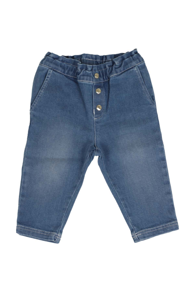 Chloé Babies' Girls Blue Denim Jeans