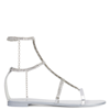 Giuseppe Zanotti Shaula Open-toe Sandals In Silver