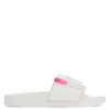 Giuseppe Zanotti Brett Logo Zip Slides In White