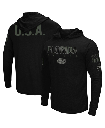 Colosseum Men's Black Florida Gators Oht Military-inspired Appreciation Hoodie Long Sleeve T-shirt