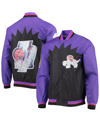 Mitchell & Ness Men's Toronto Raptors Black  Hardwood Classics 75th Anniversary Authentic Warmup Full In Black