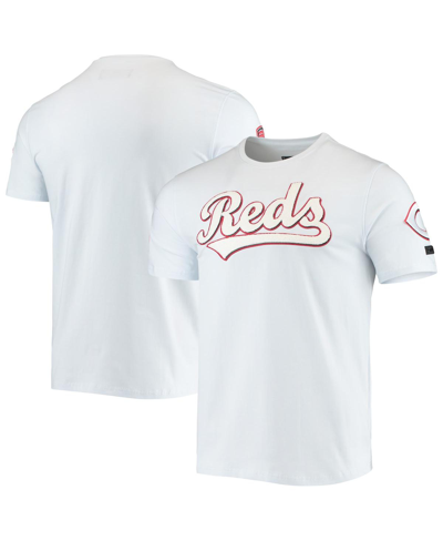 Pro Standard Men's  White Cincinnati Reds Team Logo T-shirt
