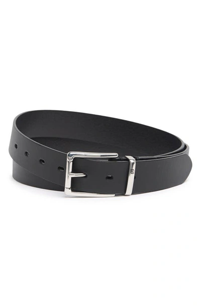Born Crossover Leather Belt In Black