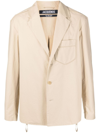 Jacquemus La Vesta Pacalo Cotton Blend Jacket In Beige